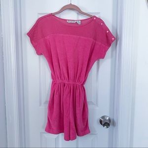 Vintage Terry Cloth Romper sz S